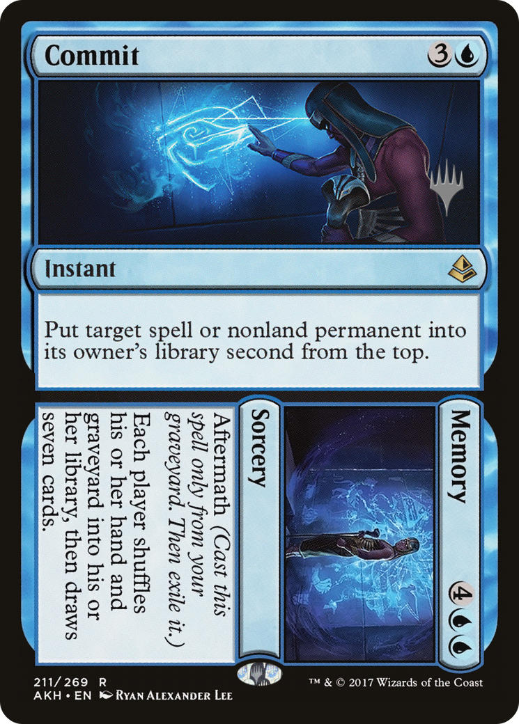 Commit // Memory (PPIKO-211P) - Amonkhet Promos