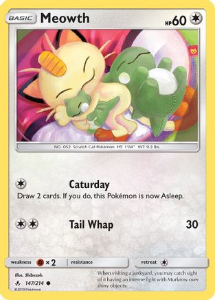 Meowth (147/214) [Sun & Moon: Unbroken Bonds]