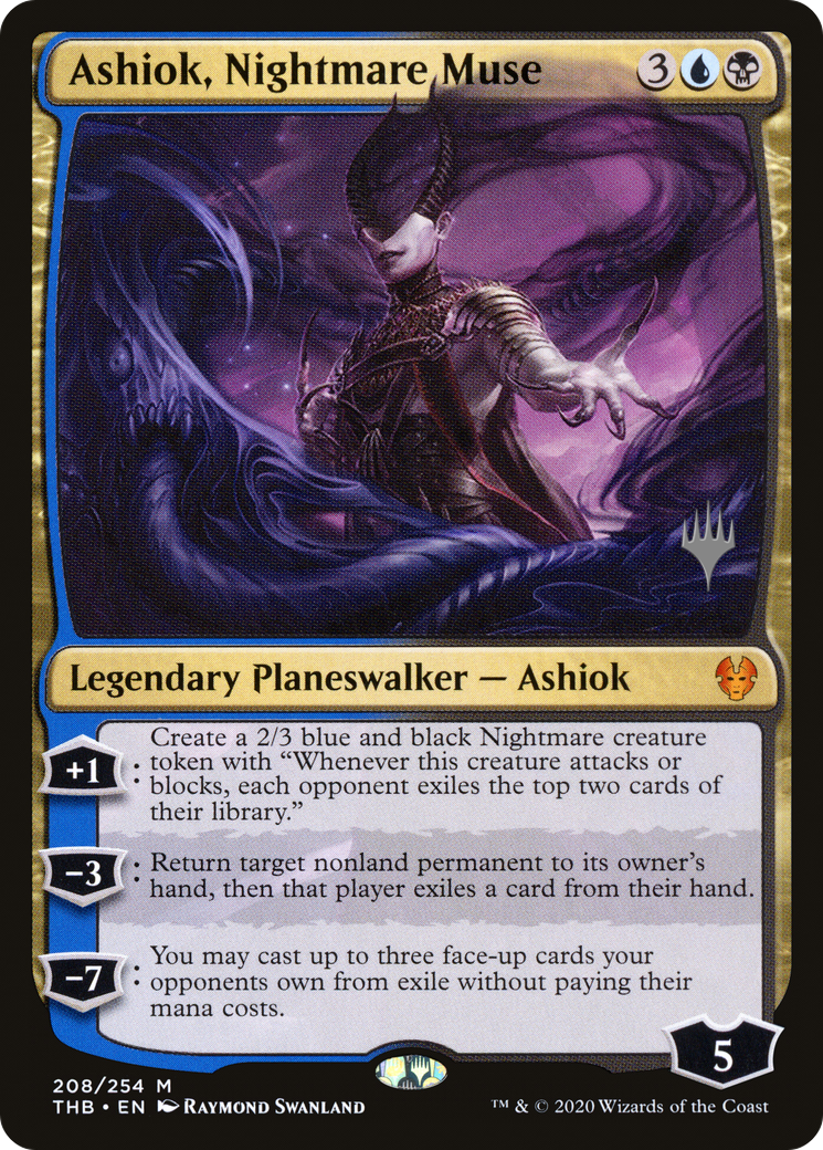 Ashiok, Nightmare Muse (PPTHB-208) - Theros Beyond Death Promos Foil