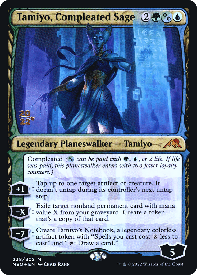 Tamiyo, Compleated Sage (PRE-238S) - Kamigawa: Neon Dynasty Promos Foil