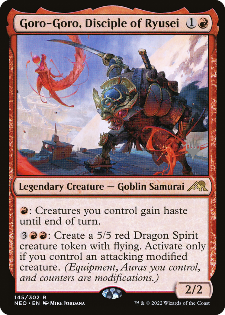 Goro-Goro, Disciple of Ryusei (PPNEO-145P) - Kamigawa: Neon Dynasty Promos