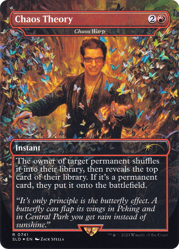 Chaos Warp (SLD-741) - Secret Lair Drop / Chaos Theory (Borderless)