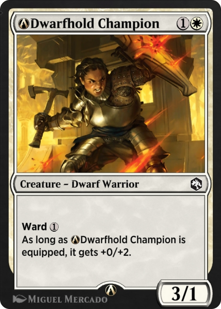 A-Dwarfhold Champion (AFR-A-14) - Adventures in the Forgotten Realms
