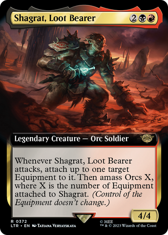 Shagrat, Loot Bearer (LTR-372) - The Lord of the Rings: Tales of Middle-earth: (Extended Art)