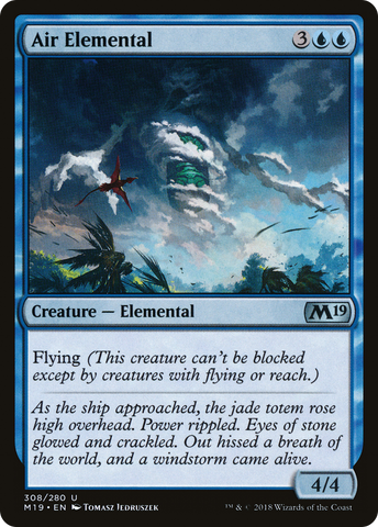 Air Elemental (M19-308) - Core Set 2019