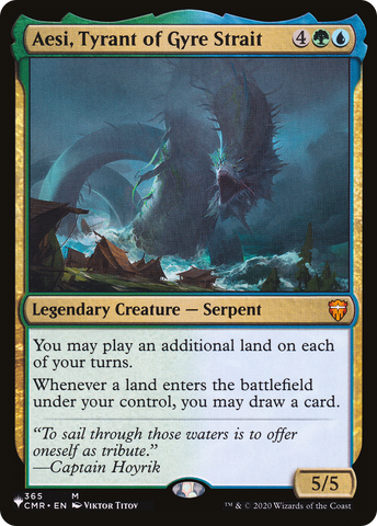 Aesi, Tyrant of Gyre Strait (LIST-365/361) - The List