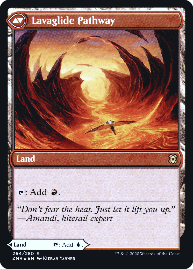 Riverglide Pathway // Lavaglide Pathway (PRE-264S) - Zendikar Rising Promos Foil