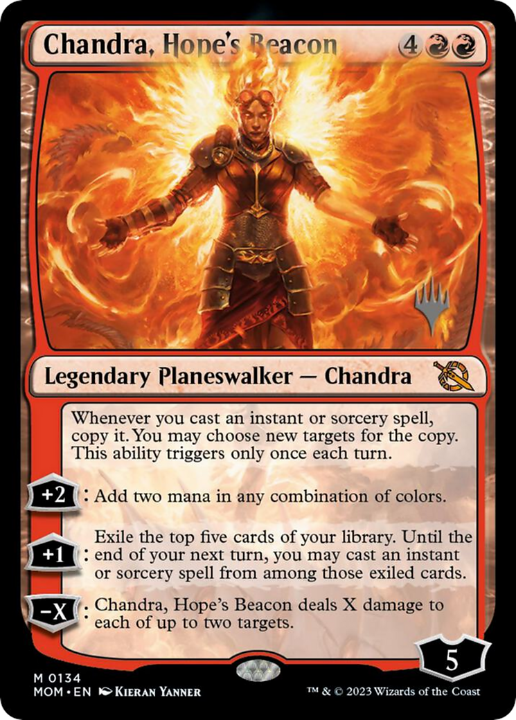 Chandra, Hope's Beacon (PPMOM-134P) - March of the Machine Promos