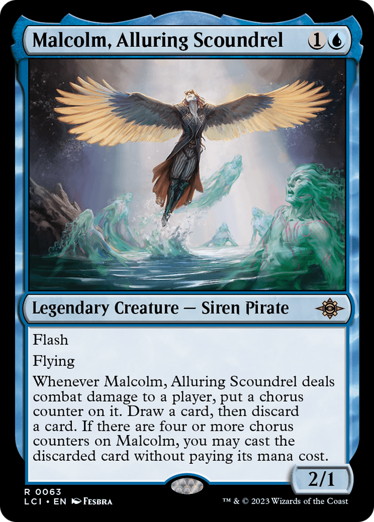 Malcolm, Alluring Scoundrel (LCI-063) - The Lost Caverns of Ixalan Foil