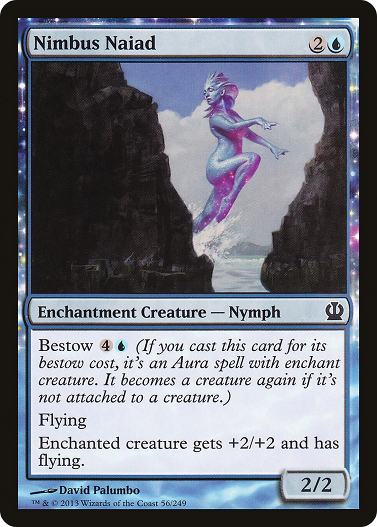 Nimbus Naiad (THS-056) - Theros: (enchantment) Foil