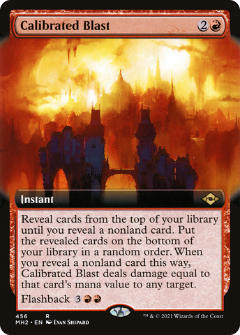 Calibrated Blast (MH2-456) - Modern Horizons 2: (Extended Art)