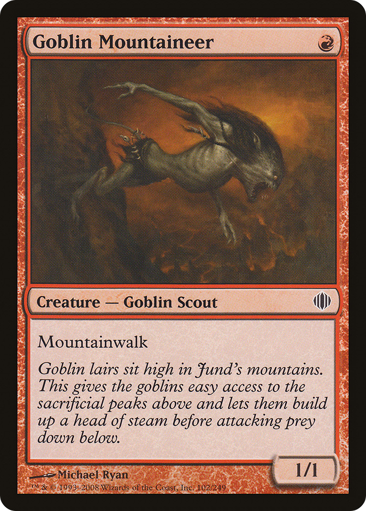 Goblin Mountaineer (ALA-102) - Shards of Alara