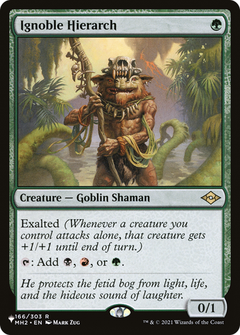 Ignoble Hierarch (LIST-MH2-166) - The List