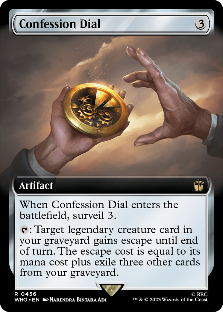 Confession Dial (WHO-456) - Doctor Who: (Extended Art) Foil