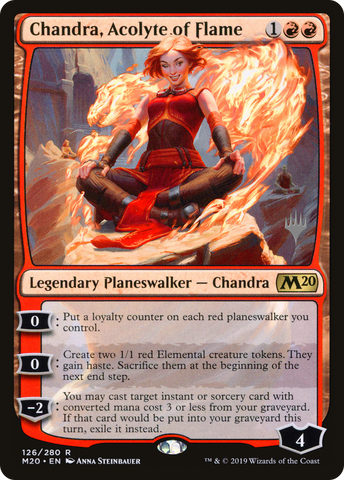 Chandra, Acolyte of Flame (PPM20-126) - Core Set 2020 Promos