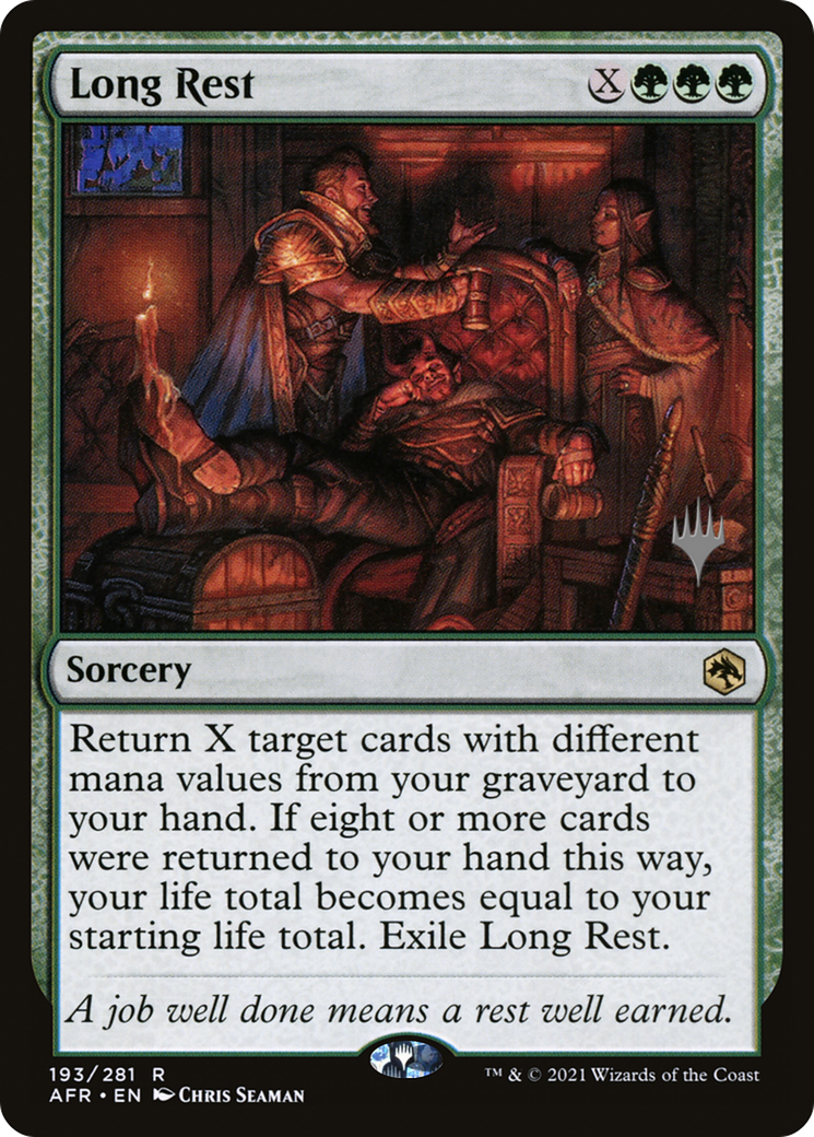 Long Rest (PPAFR-193) - Adventures in the Forgotten Realms Promos Foil