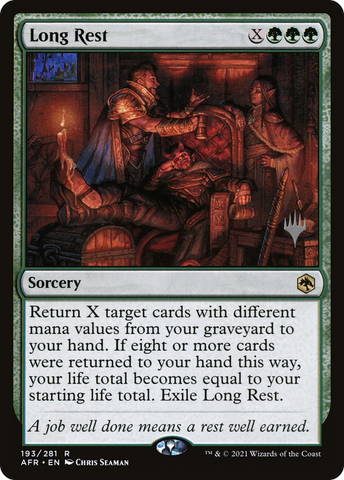 Long Rest (PPAFR-193) - Adventures in the Forgotten Realms Promos Foil