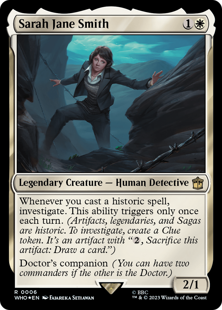 Sarah Jane Smith (WHO-006) - Doctor Who Foil