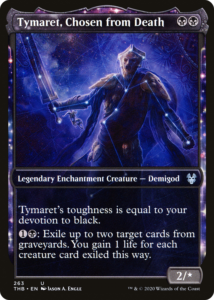 Tymaret, Chosen from Death (THB-263) - Theros Beyond Death: (enchantment, Showcase) Foil