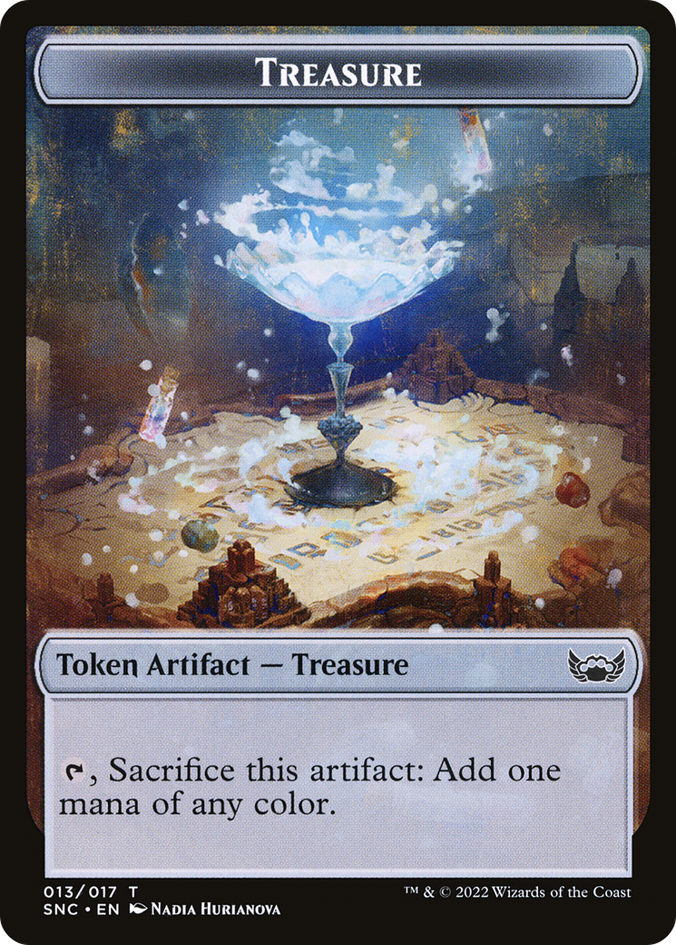 Treasure (SNC-013) - Streets of New Capenna Tokens Foil