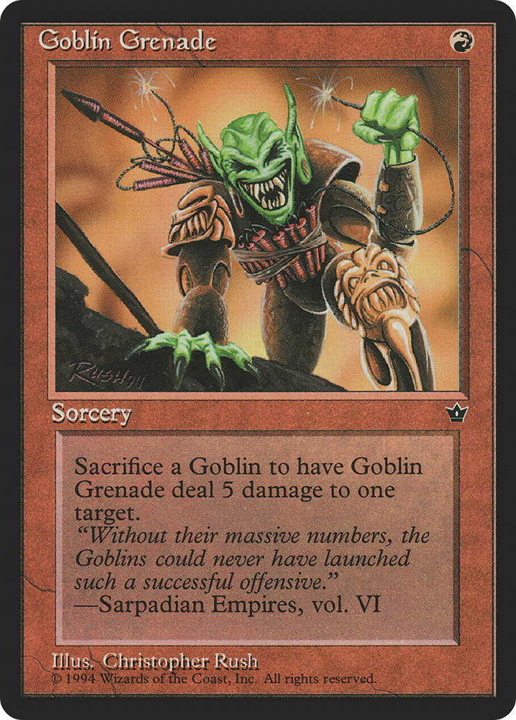 Goblin Grenade (FEM-) - Fallen Empires