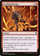 Sizzling Barrage (ZNR-162) - Zendikar Rising Foil