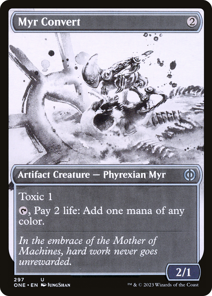 Myr Convert (ONE-297) - Phyrexia: All Will Be One: (Showcase)