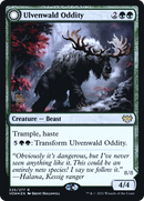 Ulvenwald Oddity // Ulvenwald Behemoth (PRE-225) - Innistrad: Crimson Vow Promos: (Double Faced Transform) Foil