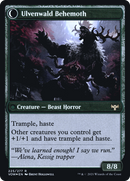 Ulvenwald Oddity // Ulvenwald Behemoth (PRE-225) - Innistrad: Crimson Vow Promos: (Double Faced Transform) Foil