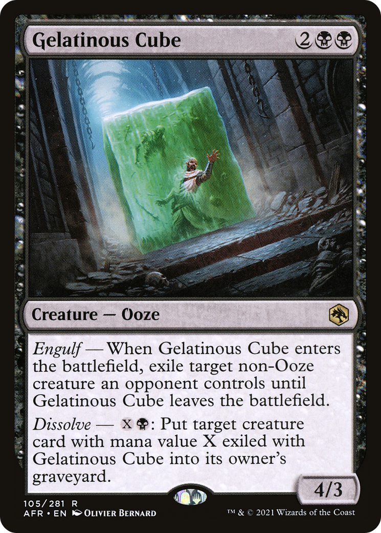 Gelatinous Cube (AFR-105) - Adventures in the Forgotten Realms