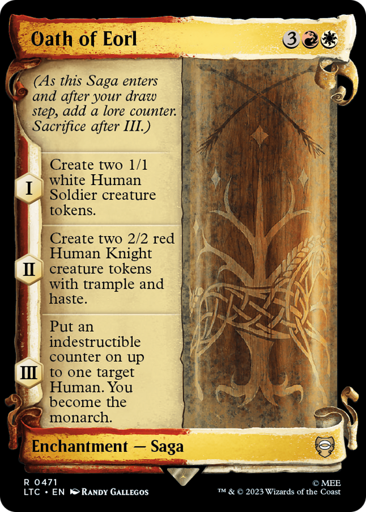 Oath of Eorl (LTC-471) - Tales of Middle-earth Commander: (Showcase)