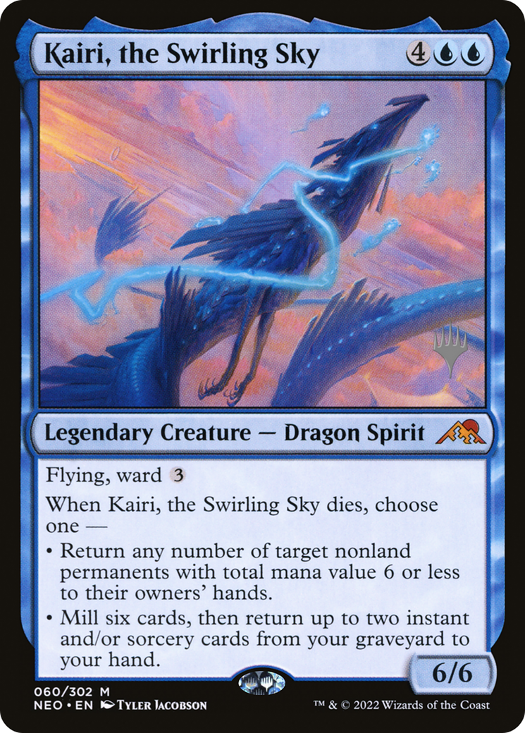 Kairi, the Swirling Sky (PPNEO-060) - Kamigawa: Neon Dynasty Promos