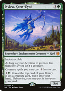 Nylea, Keen-Eyed (PPTHB-185P) - Theros Beyond Death Promos: (enchantment)