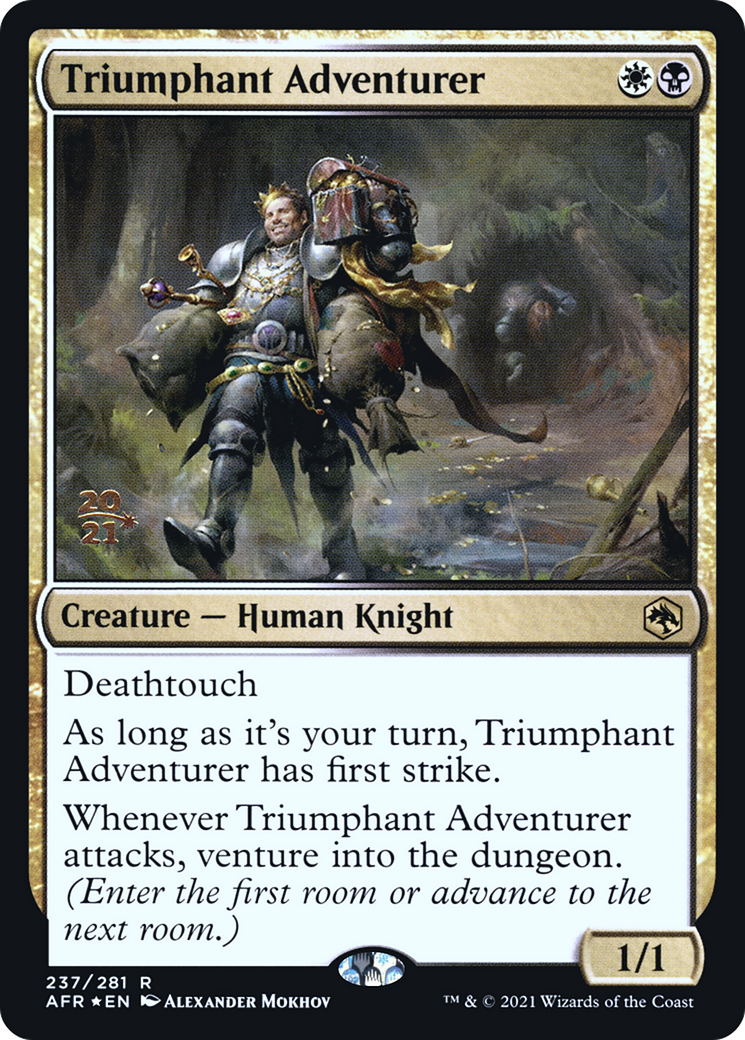 Triumphant Adventurer (PRE-237S) - Adventures in the Forgotten Realms Promos Foil