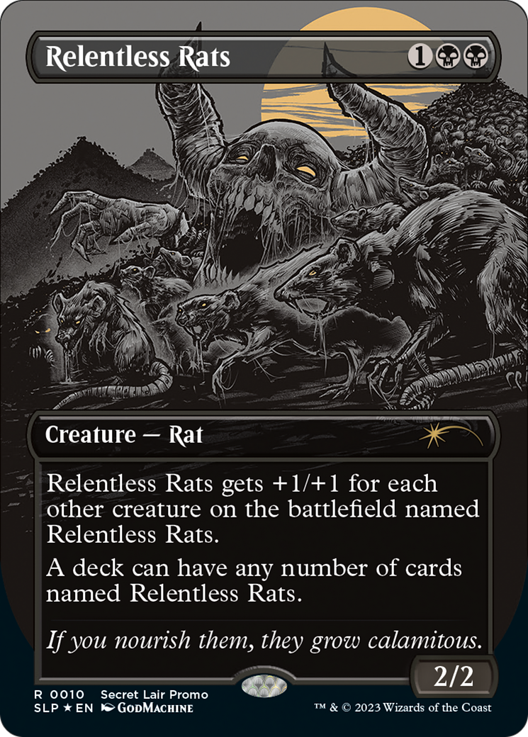 Relentless Rats (SLP-010) - Secret Lair Showdown Foil