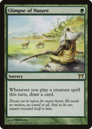 Glimpse of Nature (CHK-210) - Champions of Kamigawa Foil