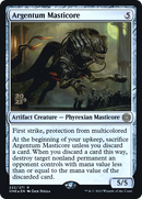 Argentum Masticore (PRE-222S) - Phyrexia: All Will Be One Promos Foil
