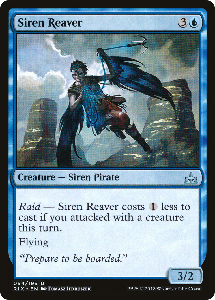Siren Reaver (RIX-054) - Rivals of Ixalan Foil