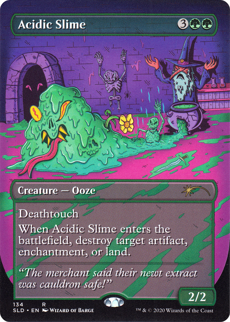 Acidic Slime (SLD-134) - Secret Lair Drop (Borderless)