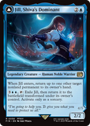 Jill, Shiva's Dominant // Shiva, Warden of Ice (FIN-058) - FINAL FANTASY: (enchantment) Foil