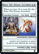 Rune-Tail, Kitsune Ascendant // Rune-Tail's Essence (PLST-SOK-27) - The List Foil