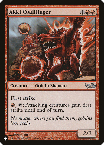 Akki Coalflinger (LIST-033/062) - The List
