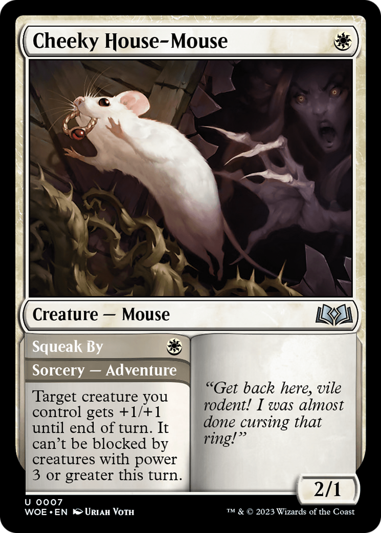 Cheeky House-Mouse // Squeak By (WOE-007) - Wilds of Eldraine