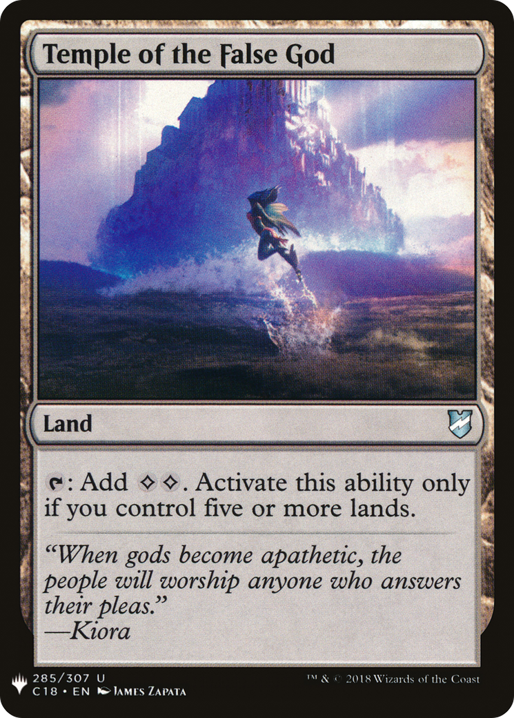 Temple of the False God (LIST-C18-285) - The List