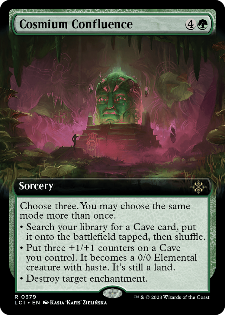 Cosmium Confluence (LCI-379) - The Lost Caverns of Ixalan: (Extended Art)