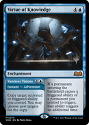Virtue of Knowledge // Vantress Visions (PPWOE-76P) - Wilds of Eldraine Promos Foil