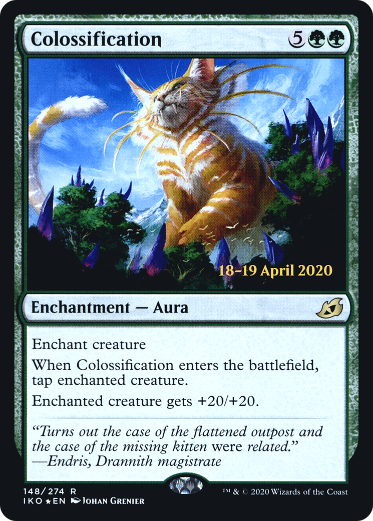 Colossification (PRE-148S) - Ikoria: Lair of Behemoths Promos Foil