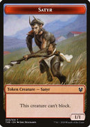 Satyr // Wolf Double-Sided Token (THB-9 // 11) - Theros Beyond Death Tokens Foil