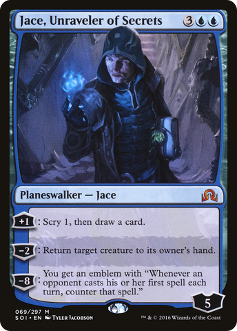 Jace, Unraveler of Secrets (SOI-069) - Shadows over Innistrad