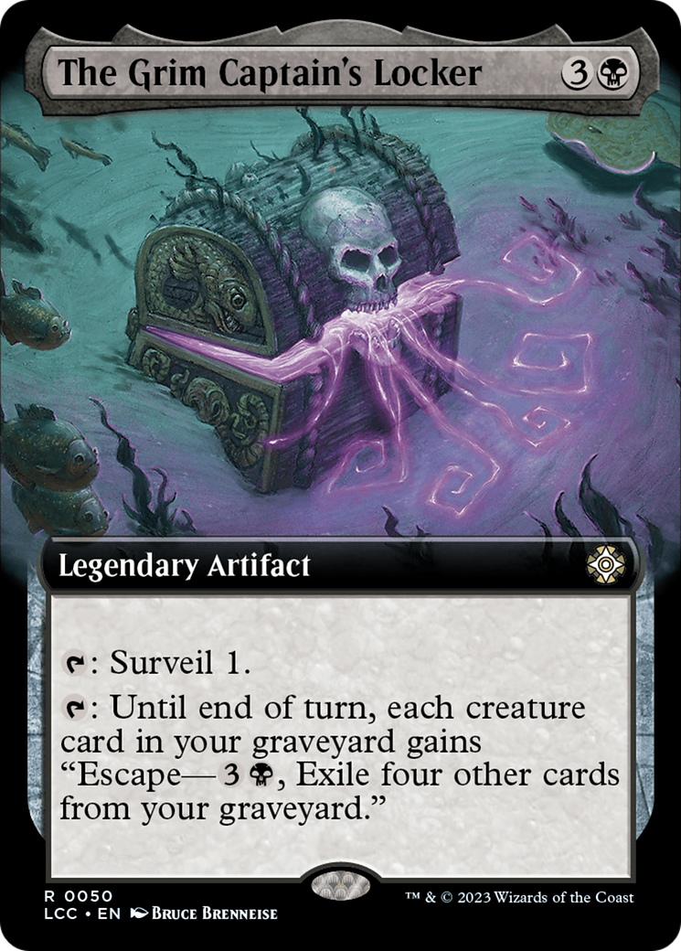 The Grim Captain's Locker (LCC-050) - The Lost Caverns of Ixalan Commander: (Extended Art)